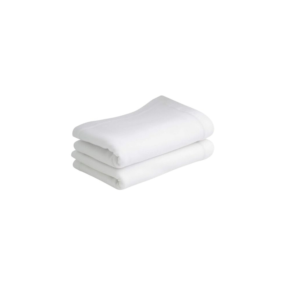 Bloomsbury Mill - Flat Sheets For Baby Pram, Crib, Cot & Moses Basket - 2 Pack - 100% Skin Sensitive Organic Cotton - Soft And Breathable Jersey Baby