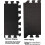 Grendle 30.5 x 30.5 x 1cm Interlocking Foam Mat Set (8 Piece Black) 5