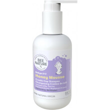 Bee Nature - Organic Baby Shampoo - Cradle Cap Treatment - Tear-Free - 99.3% Natural - Honey Mousse - Suitable for Newborns Toddlers Kids with Dry,