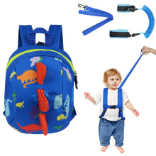 AOMIG Baby Reins, Baby Walking Reins and Toddler Safety Harness, Dinosaur Baby Reins Safety Leash Baby Toddler Anti Lost Belt Reins for Toddlers Boys