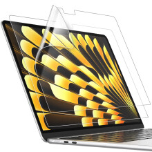 JETech Screen Protector for MacBook Air 15.3-Inch (2025/2024/2023, M4/M3/M2), Anti-Glare PET Matte Film, Anti-Fingerprint, 2-Pack