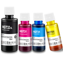 Compatible 31 Ink Bottles 100mL 32XL 32 XL Black Ink 165mL for Smart Tank 7005 7305 5105 5107 7006 7306 7605 Smart Tank Plus 455 555 570 559 319 415