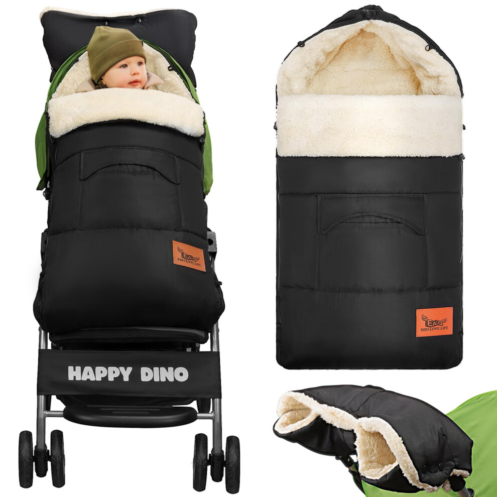 Cosytoes Footmuff With Handmuff Baby Footmuff Fleece Lined Cosytoes Warm Washable Universal Pushchair Footmuff Eaq