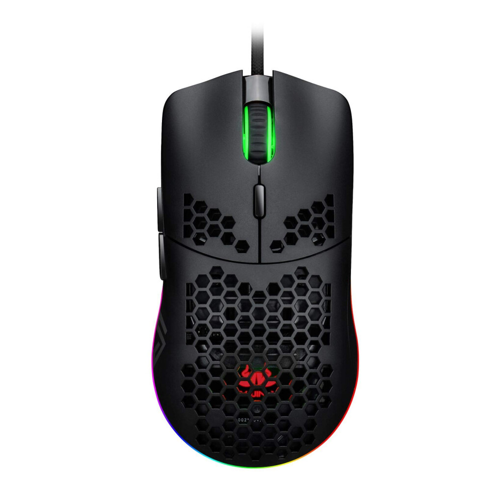 Gaming Mouse Sumvision Raijin Computer Mouse 12,400 Dpi 16.8 Million Colour 30G Programmable Buttons Macro Software Ergonomic Wired Mouse For Pc Light 8000002470100