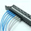Overpassing Network Patch Panel, 24 Port 1U Rack Mountable CAT6 Patch Panel Pro RJ45 110 Network Mini Patch Pane, Easy to Install, Cable Distinction, 5