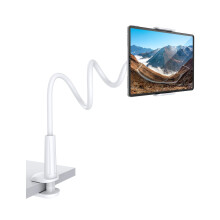 Rupoku Gooseneck Tablet Holder Phone Stand, Flexible Tablet Stand, 360 Adjustable Lazy Arm Holder Clamp Mount Bracket Bed for iPad Air Mini, Samsung