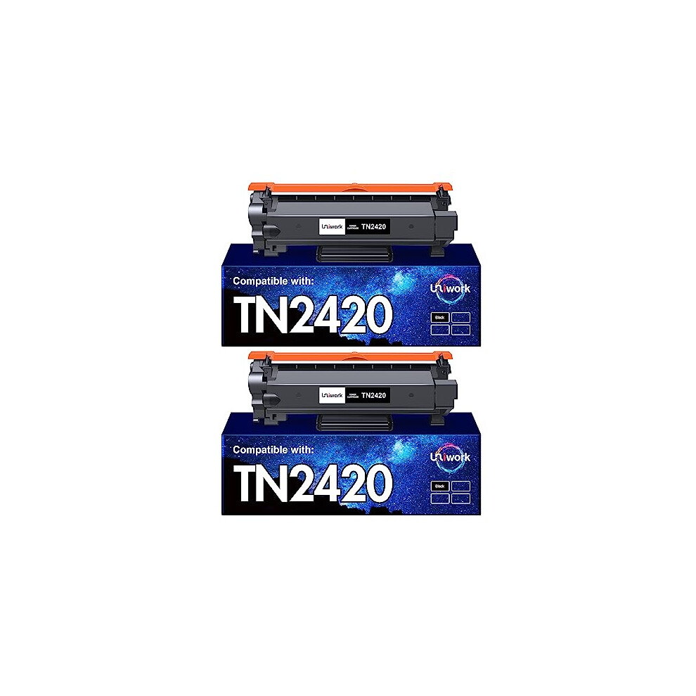 Uniwork Toner Cartridge Replacement For Brother Tn2420 Tn2410 Compatible With L2310d L2350dw L2370dn L2375dw L2710dw L2750dw L2710dn L2730dw L2510d Black 8000002463706
