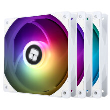 Thermalright TL-C12CW-S CPU Fan, 120mm White ARGB Case Cooler, 4pin PWM Silent Computer Fan with S-FDB Bearing Included, up to 1500RPM Speed?3