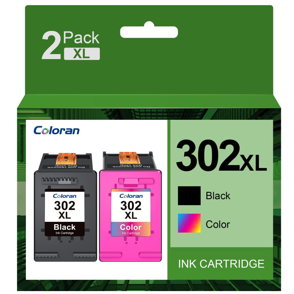 302Xl Ink Cartridges Remanufactured For Hp 302 Ink Cartridge For Officejet 3830 3831 3832 3834 3835 4650 4654 4658 5230 Deskjet 1110 2130 2132 3630 8000002468855