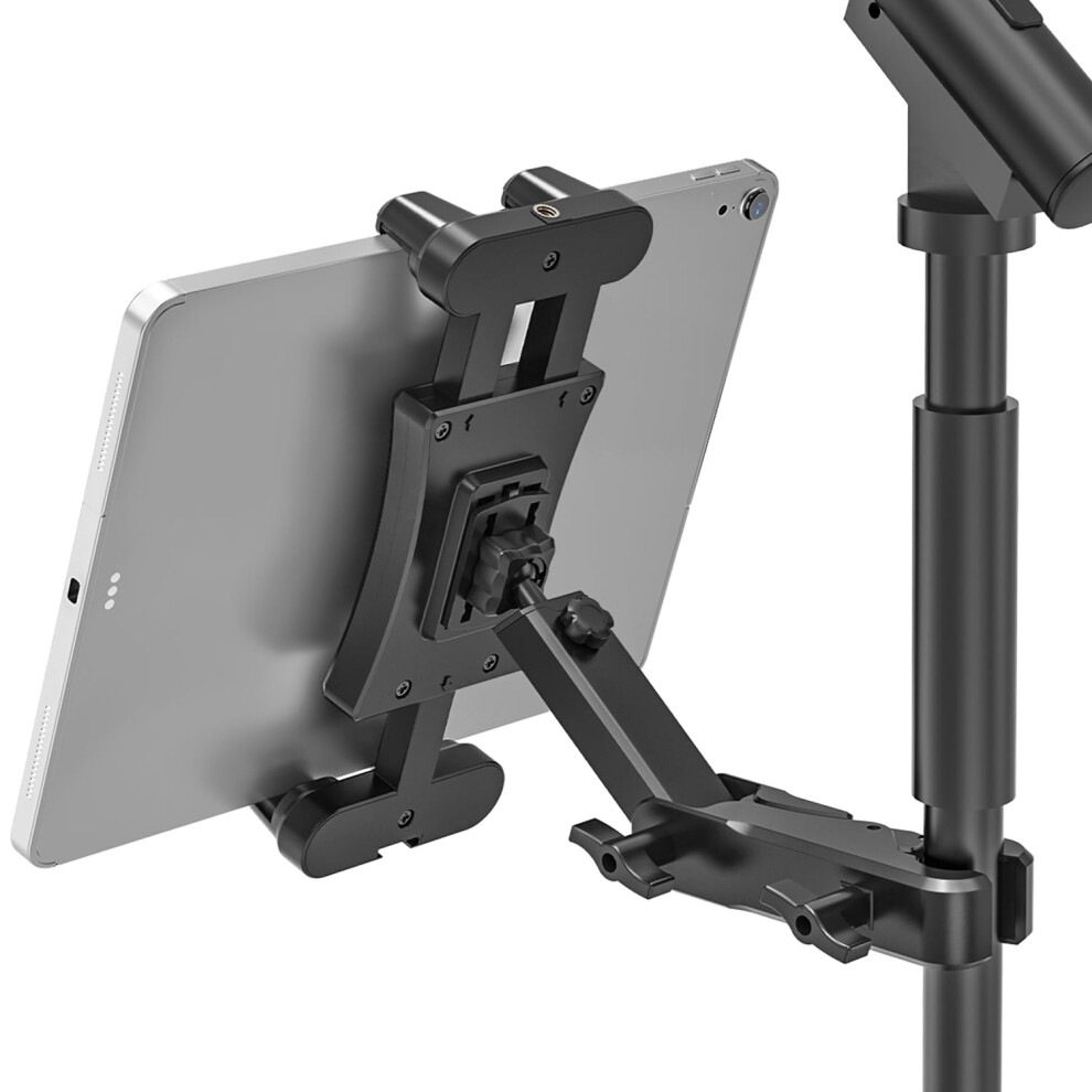 Jubor Tablet Microphone Stand, Tablet Holder For Microphone Stand 360? Swivel, Ipad Mic Music Stand Phone Holder Compatible With Ipad, Ipad Pro, Ipad 8000002469975