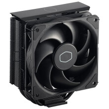 Cooler Master Hyper 212 Black CPU Air Cooler - Aluminium Finish, 4 Compact Continuous Direct Contact Heat Pipes, SickleFlow 120 Edge Fan, LGA1700 &