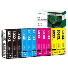 Greenjob 603XL Ink Cartridges Multipack Replacement for Epson 603 XL for Expression Home XP-3100 XP-4100 XP-2100 XP-2105 XP-3105 Workforce WF-2810