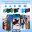 7 IN 3 USB 3.0 Multi Card Reader Adapter, Memory Card Reader for SD,CF,XD,Micro SD,TF,MS Cards, 5Gbps High-Speed USB C SD Card Reader for iPhone 3