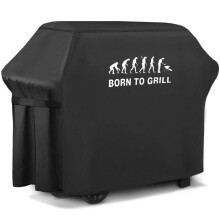 BBQ Covers Outdoor Barbecue Cover grill in Garden Patio Protector and Waterproof Born To Grill 165 cm L [084]