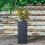Kante Planter, Concrete, Charcoal 4