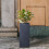 Kante Planter, Concrete, Charcoal 3