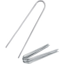 250x Anti-ROST Ground Anchor - Round Head | Ground Nails | Galvanised Steel Ground Anchor for Fixing Weed Cloth | Garden Cloth | Weed Film | Fence &