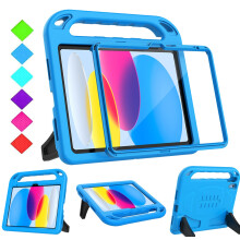 Surom Kids Case for iPad (A16) 11th Generation (11-inch, 2025)/iPad 10th Generation (10.9-inch, 2022), with Built-in Screen Protector, Shockproof