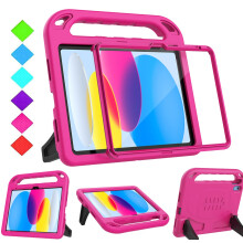 Surom Kids Case for iPad (A16) 11th Generation (11-inch, 2025)/iPad 10th Generation (10.9-inch, 2022), with Built-in Screen Protector, Shockproof