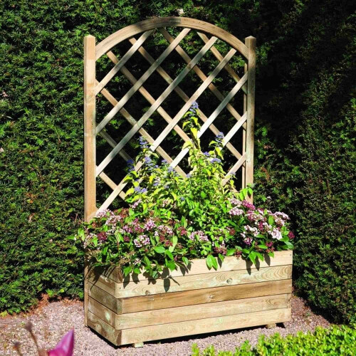 Rowlinson Rowlinson Rectangular Planter and Lattice 85L