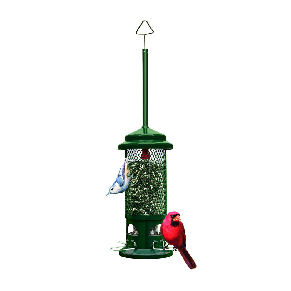 Squirrel Buster Standard Squirrel-proof Bird Feeder w/4 Metal Perches, 1.3-pound Seed Capacity-image-OPC-PMXWNDC-NEW