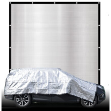 AMANKA 2x2 m Aluminet Shade Cloth - 99% Sun Block Shading Net - Aluminium Sun Shade Heat Reflective Tent Cover Pergola Canopy Cover - Aluminet Car