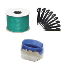 G greengrass tools Lawn robot mowing area extension set cable hook connectors perimeter wire ground pegs clamps - compatible with Yard-Force Husqvarna