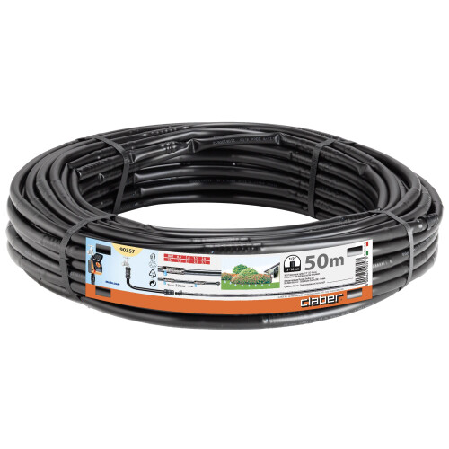 Claber Claber 90357 Drip Hose Polyethylene 1/2, Black, 50 m