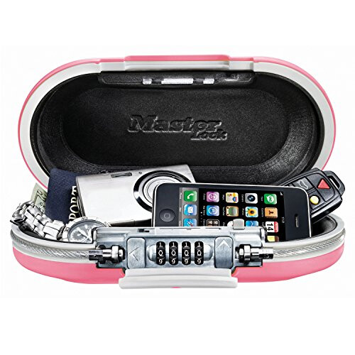 Master Lock Master Lock 5900DPNK Portable Personal Safe, Pink by Master Lock