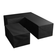 Bosmere All-weather (Modular) - L-Shaped Dining Set Cover - Medium, Right Side Long, Charcoal, AM667C