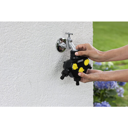 Kärcher K?rcher 2.645-200.0 3-Way Tap Adapter, Schwarz 1