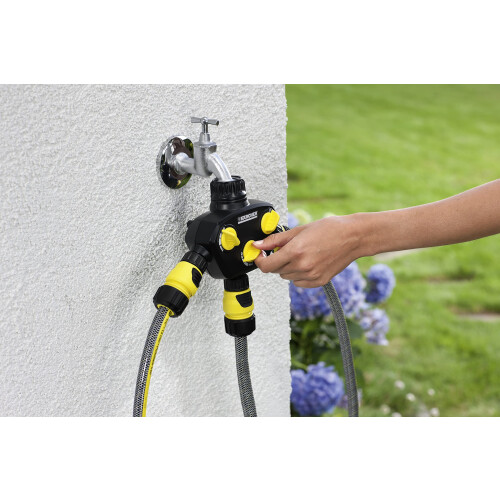 Kärcher K?rcher 2.645-200.0 3-Way Tap Adapter, Schwarz 2