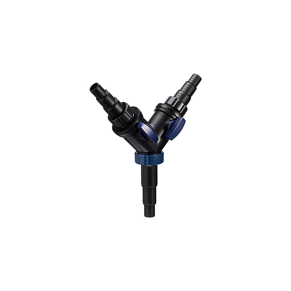 Oase 56668 Y-Splitter 1 1/2 Inch, Black - Water Distributor, Accessories For Universal Step Hose Nozzles, Distributor, Pump Accessories 8000002497206