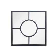 La Hacienda Aston & Wold Black Square Garden Mirror