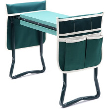 Ohuhu Garden Kneeler Seat for Mum, Upgraded Gardening Stool with Widen Soft Kneeling Pad, Multi-Use Foldable Garden Kneeler Strong Kneeling Stool