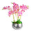 Leaf Leaf Large Straight Edge Hammered Metal Planter, Silver, 32cm x 20cm 2