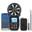 Kethvoz Digital Bluetooth Anemometer Handheld, Wireless Anemometer Wind Speed Meter Measuring Wind Speed/Temperature with Backlit and Max/Min/AVG for 1