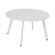 Grand patio Coffee Table Side Table Round End Table for Outdoor 70CM X 70 CM Lightweight Beside Table for Garden Terrace Living Room Office Outdoor