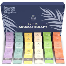 STAR SPLASH Hot Tub Aromatherapy Multipack ? Set of 24 Relaxing Bath or Spa Scents Including Lavender, Eucalyptus Mint, Vanilla, Coconut Yuzu, and