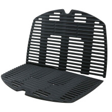 Denmay 63.5 x 45.2CM Cast Iron Cooking Grates for Weber Q300, Q320, Q3000,Q3200 Gas Grill, Grill Grates Replacement Parts for Weber 7646