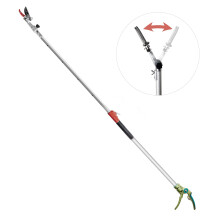 GARTOL Tree Pruner,110cm-166cm Tree loppers Long Reach Telescopic- Lightweight & Strong, Fruit Picker with Rotating Blade Head, Lightweight Aluminum