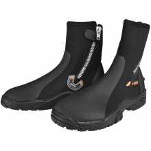 SEAC Unisex Pro HD 6 mm Neoprene Wetsuit Boots with Side Zipper Small, Black, S UK