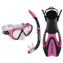 US Divers SET DORADO II JR PINK BLACK M