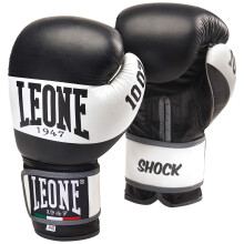 LEONE 1947, Shock Boxing Gloves, Unisex Adult, Black, 14 OZ, GN047