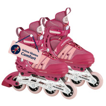 HUDORA Inline Skates Comfort - Inline skates for children & teenagers in various sizes Roller skates adjustable in width & length up to 6 sizes -