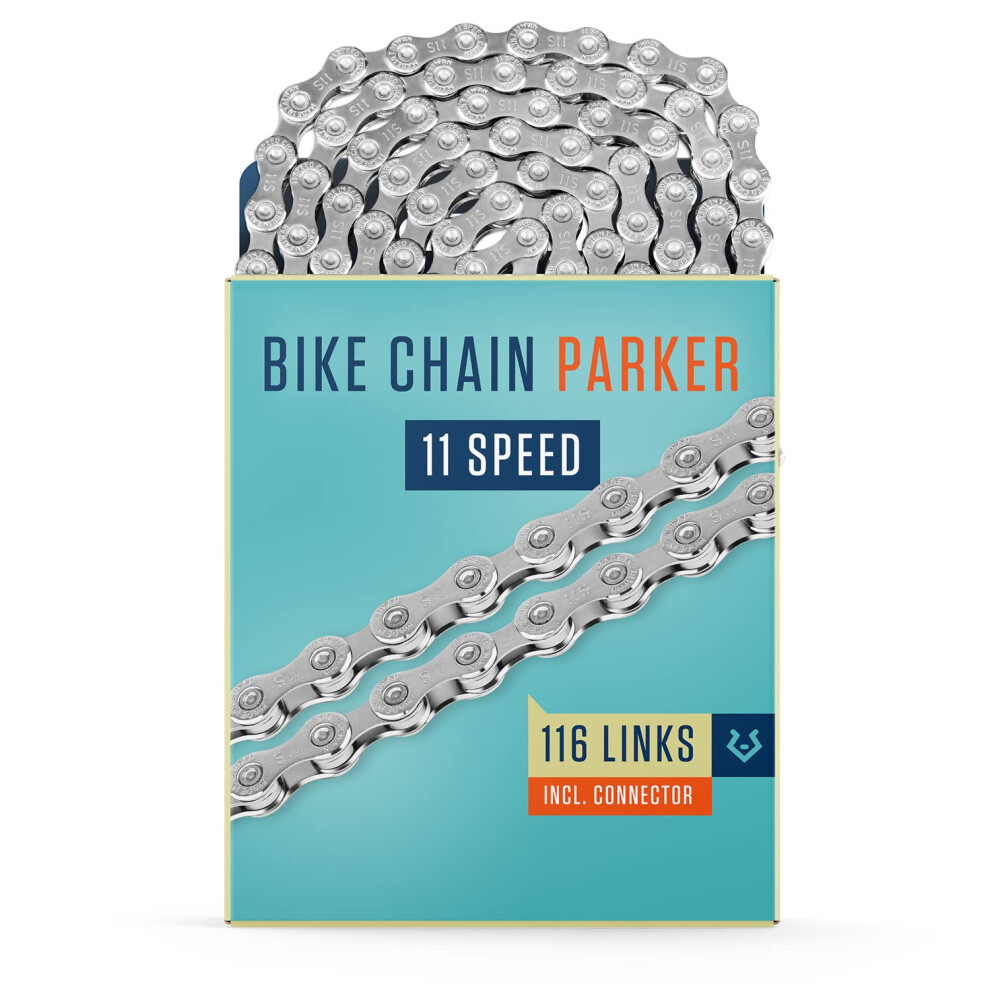 Alphatrail Bike Chain Parker 11-Speed 116 Links I Compatible With Shimano, Sram, Kmc, Connex, Campagnolo I Incl. Chain Lock 8000002528702