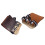 BICASTER Barebow Finger Tabs Cordovan Leather + Brass Finger Guards String Walking Right Hand (Large) 2