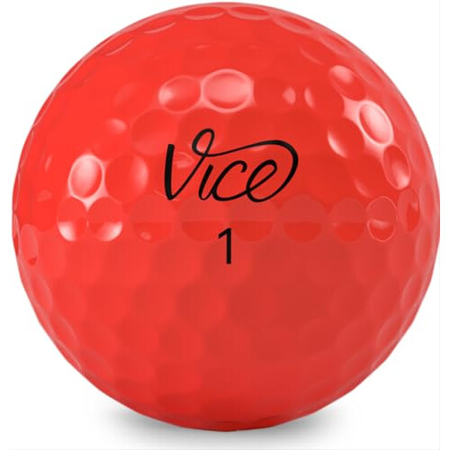 Vice Golf Pro Soft Red Golf Balls 1