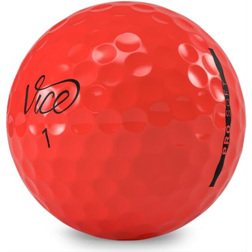 Vice Golf Pro Soft Red Golf Balls 2