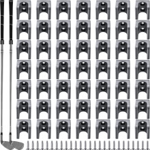 Deekin 30 Pcs Golf Club Holder Golf Club Rack Golf Storage Organizer for Garage Golf Club Hanger Golf Club Wall Mount with 60 Pcs Screws for Golf